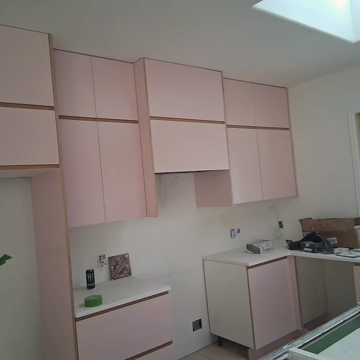 Custom kitchen cabinetry installation